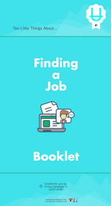 10 Little Things About Finding a Job Booklet - #B001